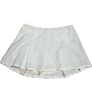 White Princess Polly Pleated Tennis Skort